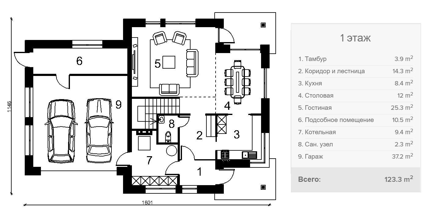 Планировка проекта дома №97-193 97-193_p (1)-min.png